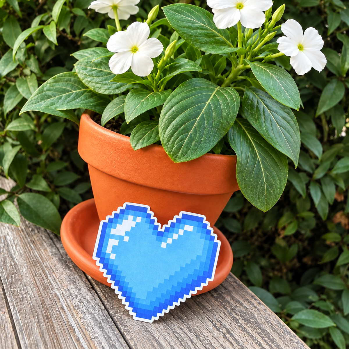 Pixel Heart Sticker