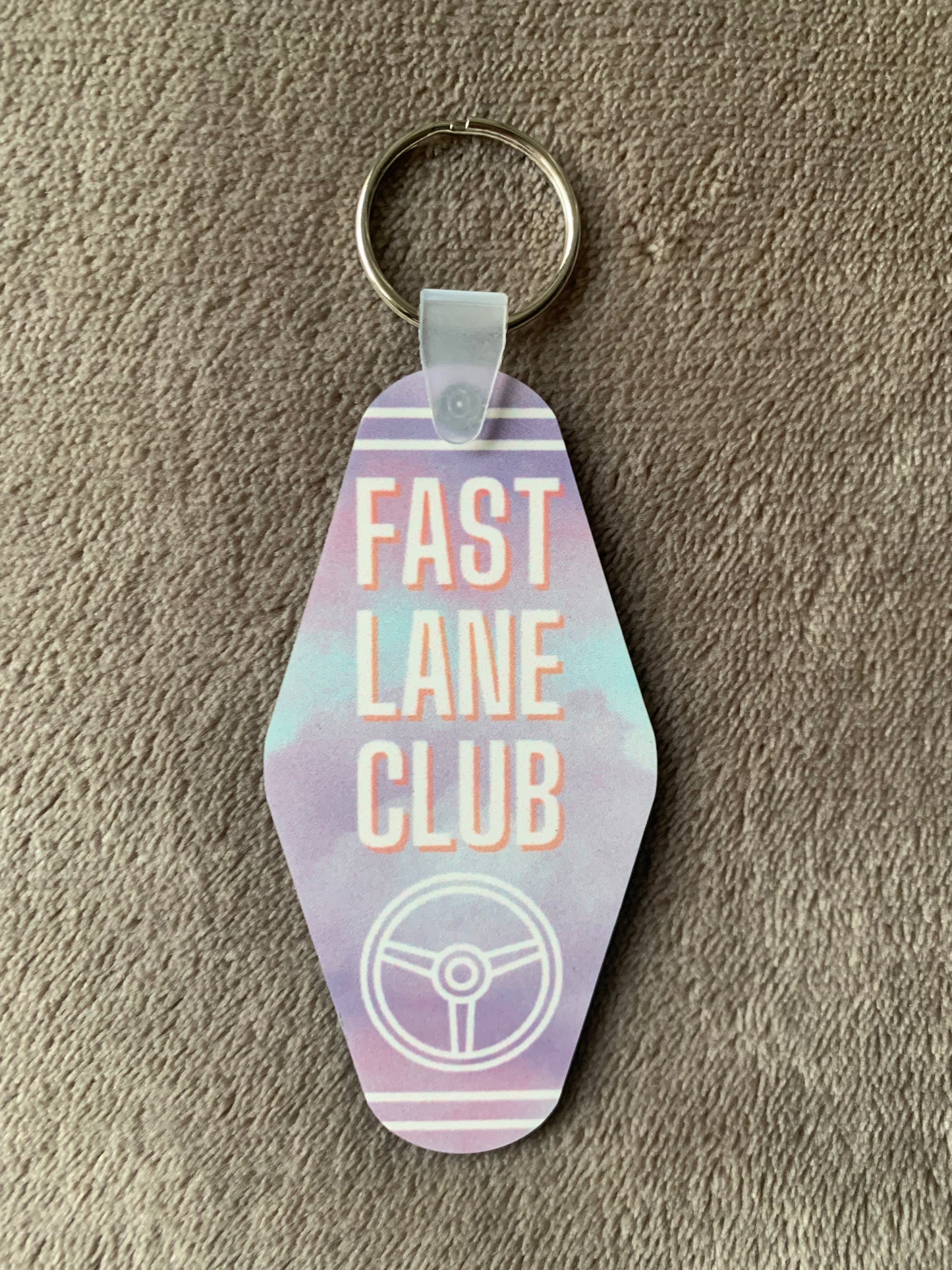 Fiona's Motel Keychain