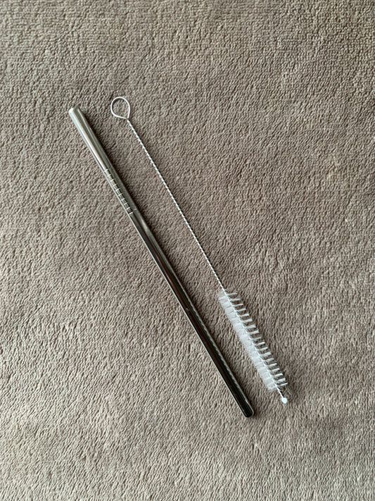 Stainless Steel Straw And Brush